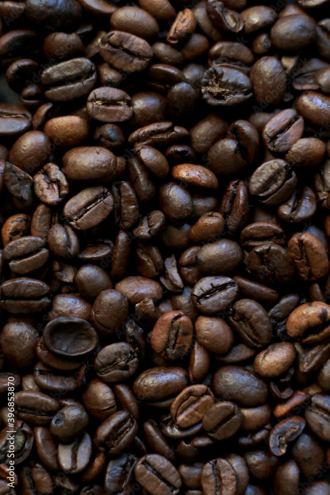 roasted coffee beans background roasted coffee beans background