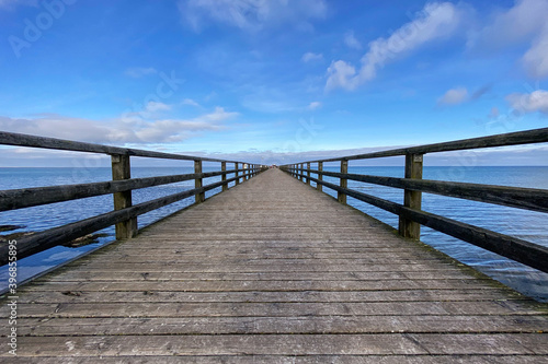Pier in Prerow on the island of Zingst photo