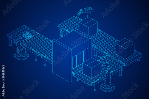 Robotic arm manufacture technology industry assembly mechanic hand