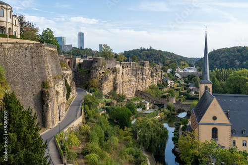 The historic casemates in Luxembourg City