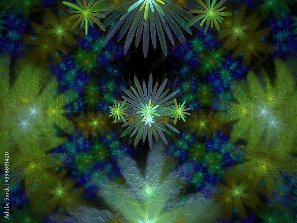 Imaginatory fractal background Image Imaginatory fractal background Image