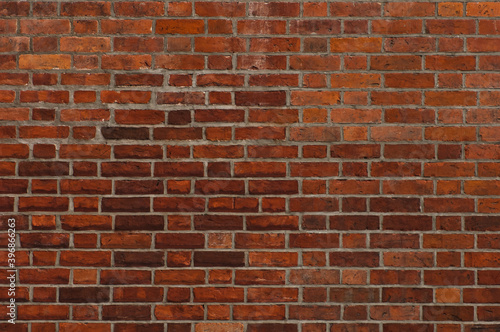 close-up of a brick wall. brick background