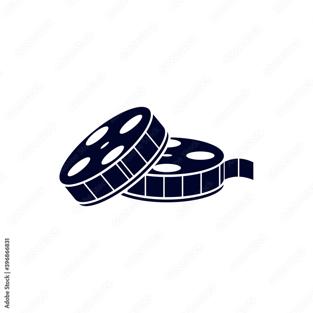 Film Strip Cinema Logo vector template, Creative Movie logo concept, Icon symbol, Illustration Film Strip Cinema Logo vector template, Creative Movie logo concept, Icon symbol, Illustration