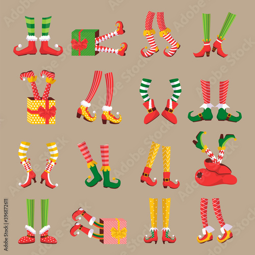 Christmas elf feet