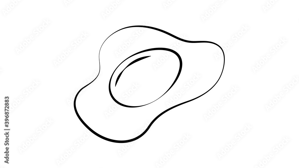 fried egg on a white background, vector illustration. appetizing scrambled eggs in black and white pencil drawing style. breakfast for the British. hearty food in the morning fried egg on a white background, vector illustration. appetizing scrambled eggs in black and white pencil drawing style. breakfast for the British. hearty food in the morning