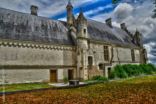 Loches; France - july 15 2020 : castle photo