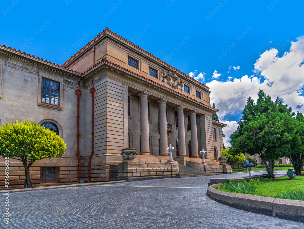 The Supreme Court of Appeal Front entrance in free state Bloemfontein South Africa