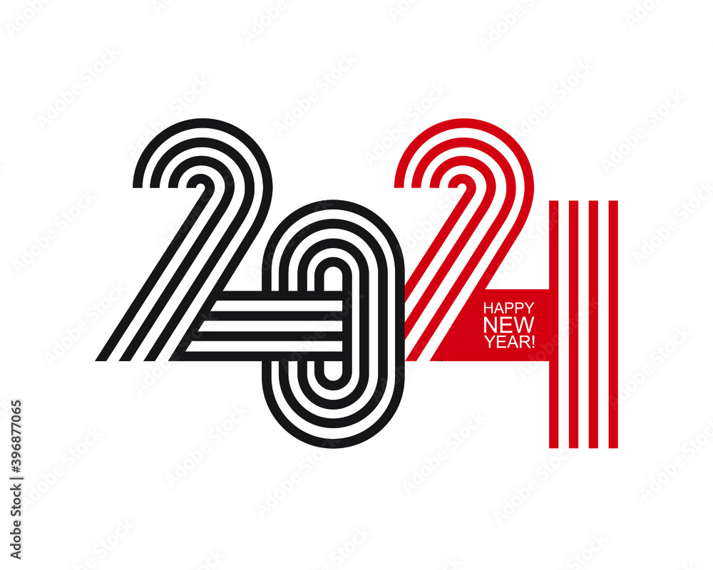 2021 Happy New Year trendy and minimalistic card or background. 2021 Happy New Year trendy and minimalistic card or background.