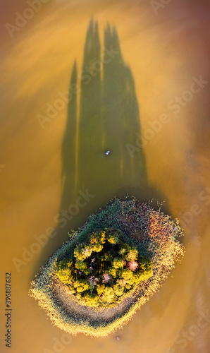 Fototapeta Naklejka Na Ścianę i Meble -  Island and Boat