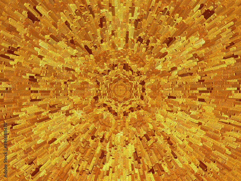 Golden Abstract Design, Background Image