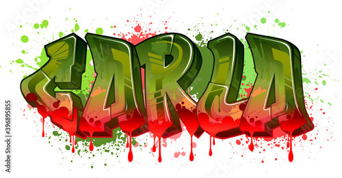 Carla. Graffiti Name Design photo