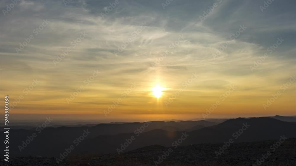Sunrise on Mount Igrovets in the Ukrainian Carpathians. High quality 4k footage Sunrise on Mount Igrovets in the Ukrainian Carpathians. High quality 4k footage