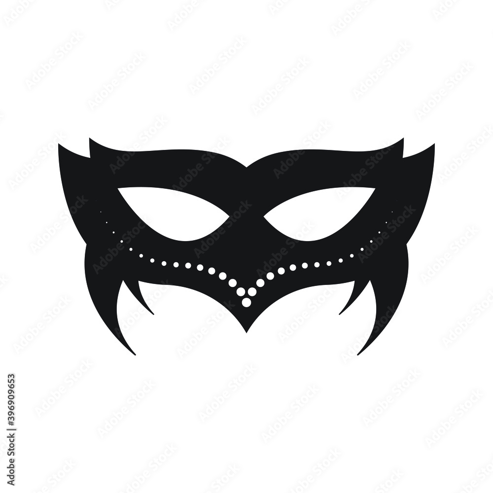 Mask icon design isolated on white background Mask icon design isolated on white background