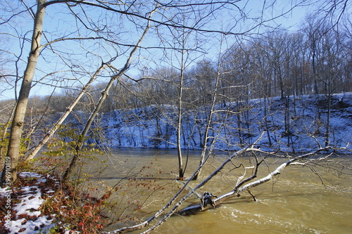 Olentangy River, Highbanks Metropark, River Bluff, Columbus, Ohio photo