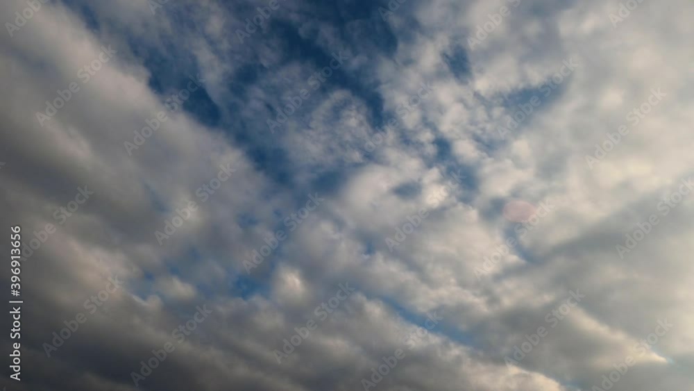 秋の空のタイムラプス 秋の空のタイムラプス