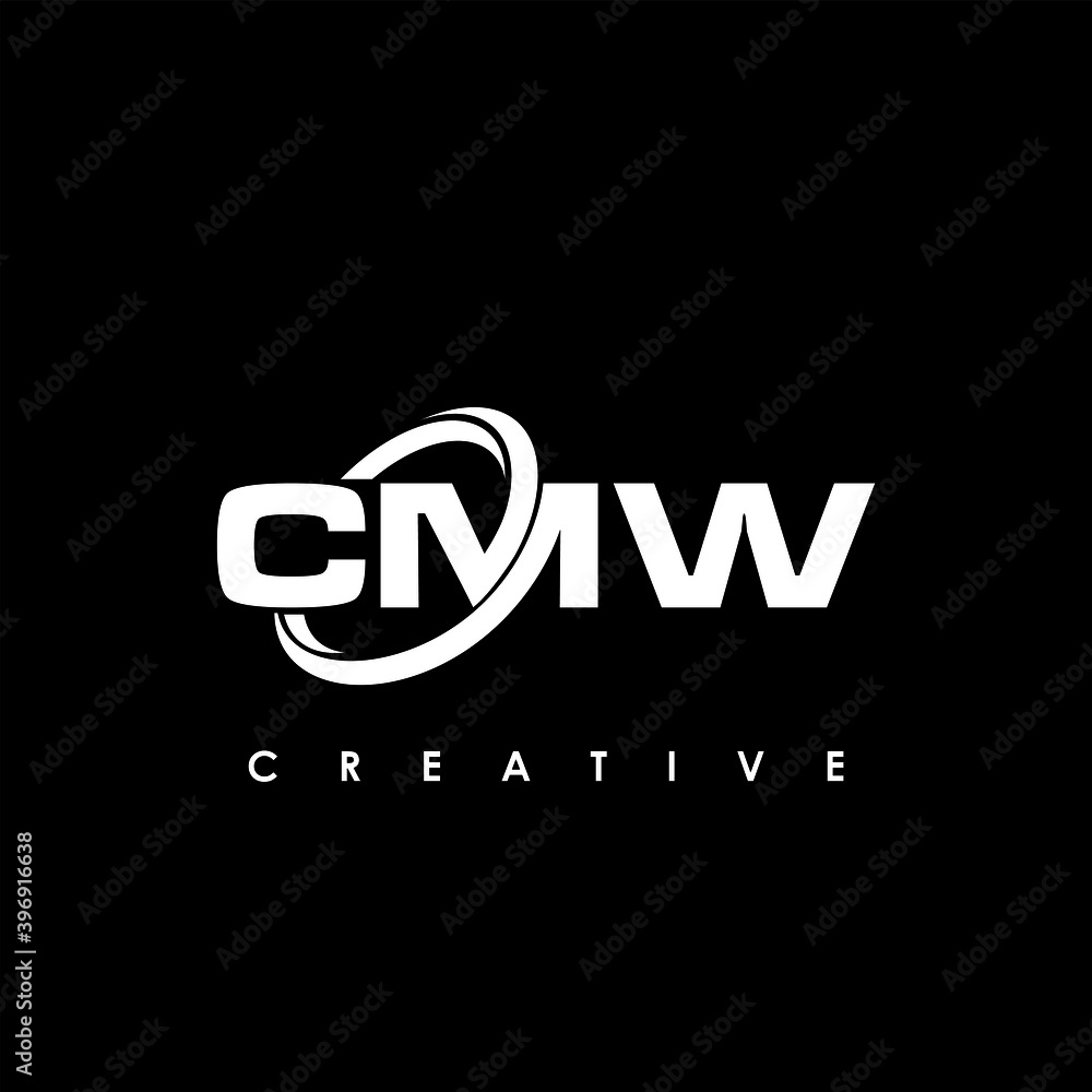 CMW Letter Initial Logo Design Template Vector Illustration CMW Letter Initial Logo Design Template Vector Illustration