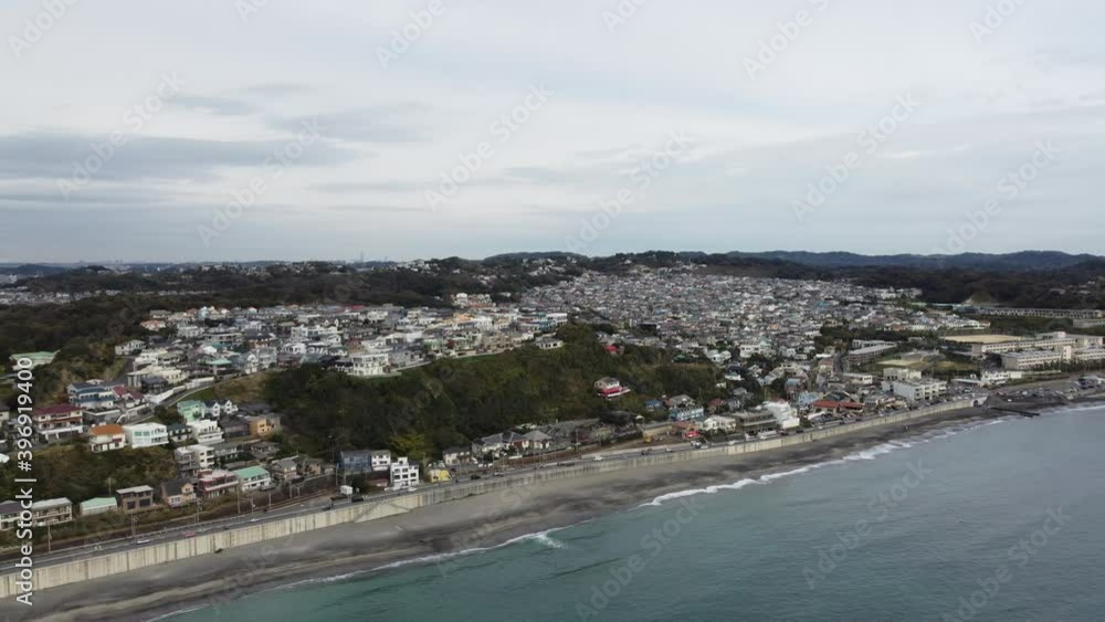 Skyline Aerial view in Kamakura Skyline Aerial view in Kamakura