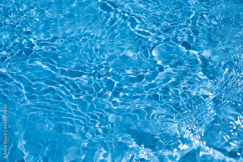 Water Surface Top View,Water in swimming pool rippled water detail background