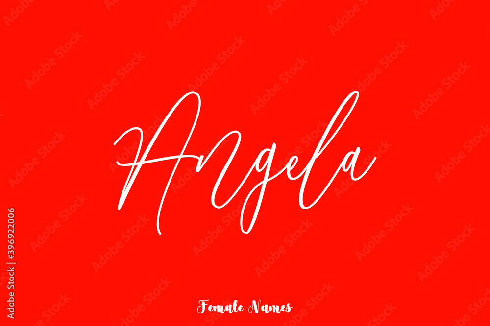 Handwritten Cursive Text Female Name Handwritten Cursive Text Female Name