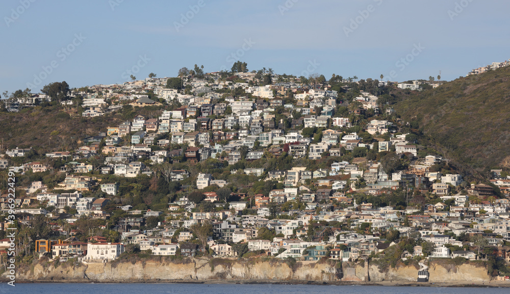 Houses on the California Coast 