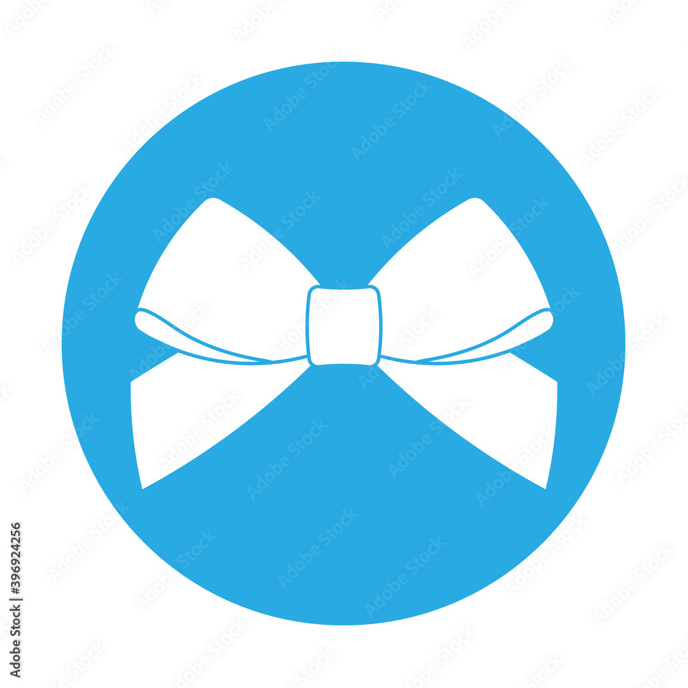 Simple illustration of decorative bow Christmas and happy new year symbol Simple illustration of decorative bow Christmas and happy new year symbol