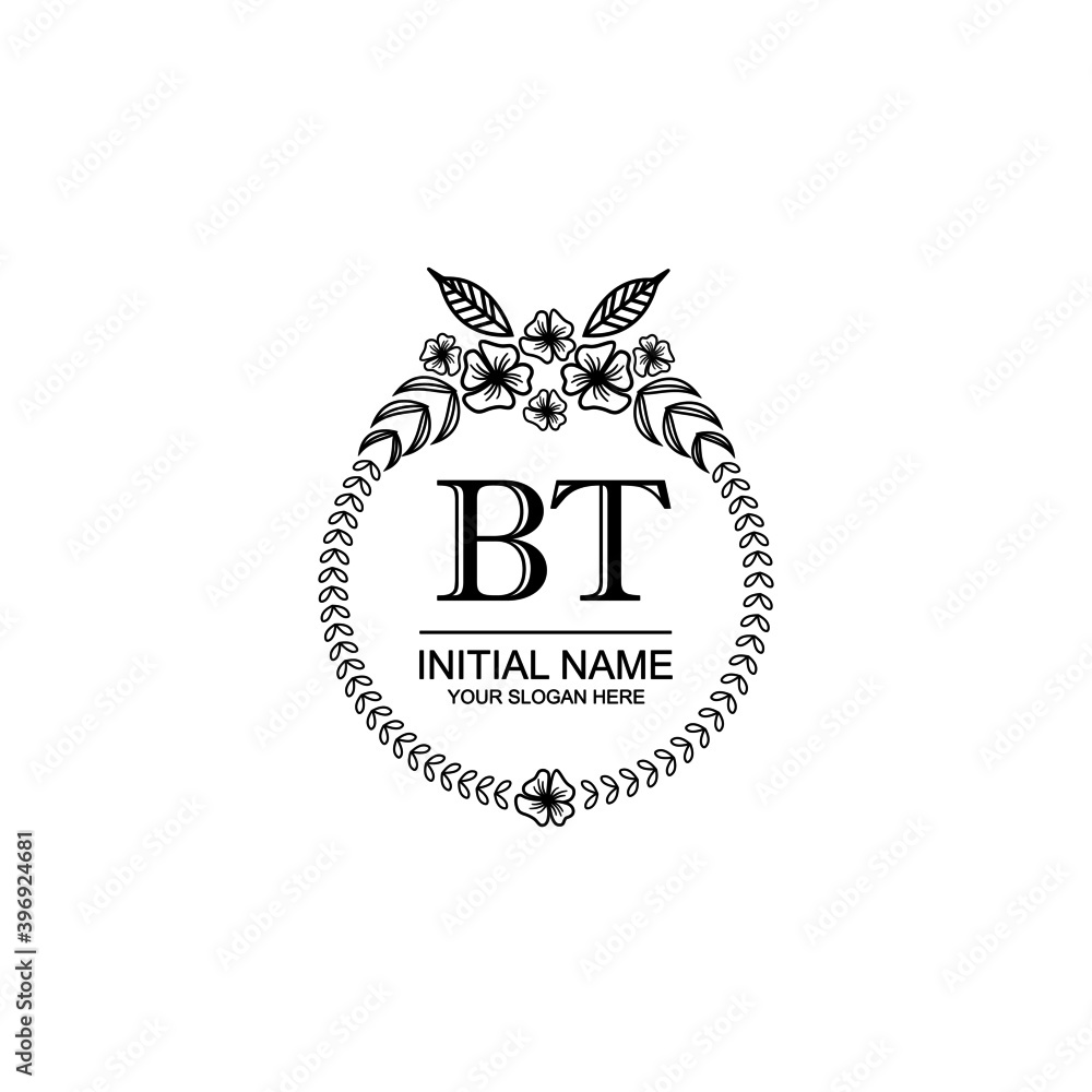 BT Initial handwriting logo template vector
BT Initial handwriting logo template vector