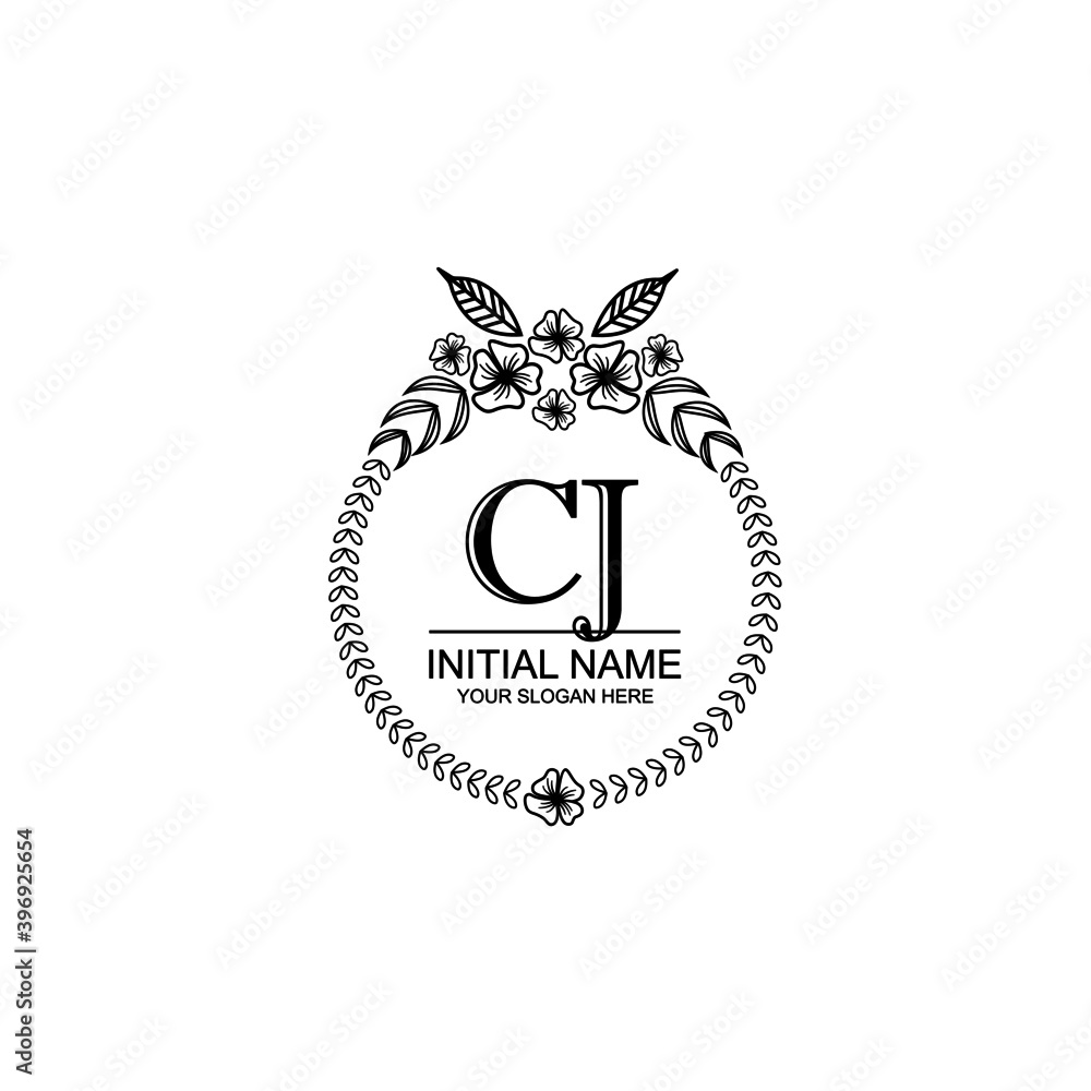 CJ Initial handwriting logo template vector
CJ Initial handwriting logo template vector