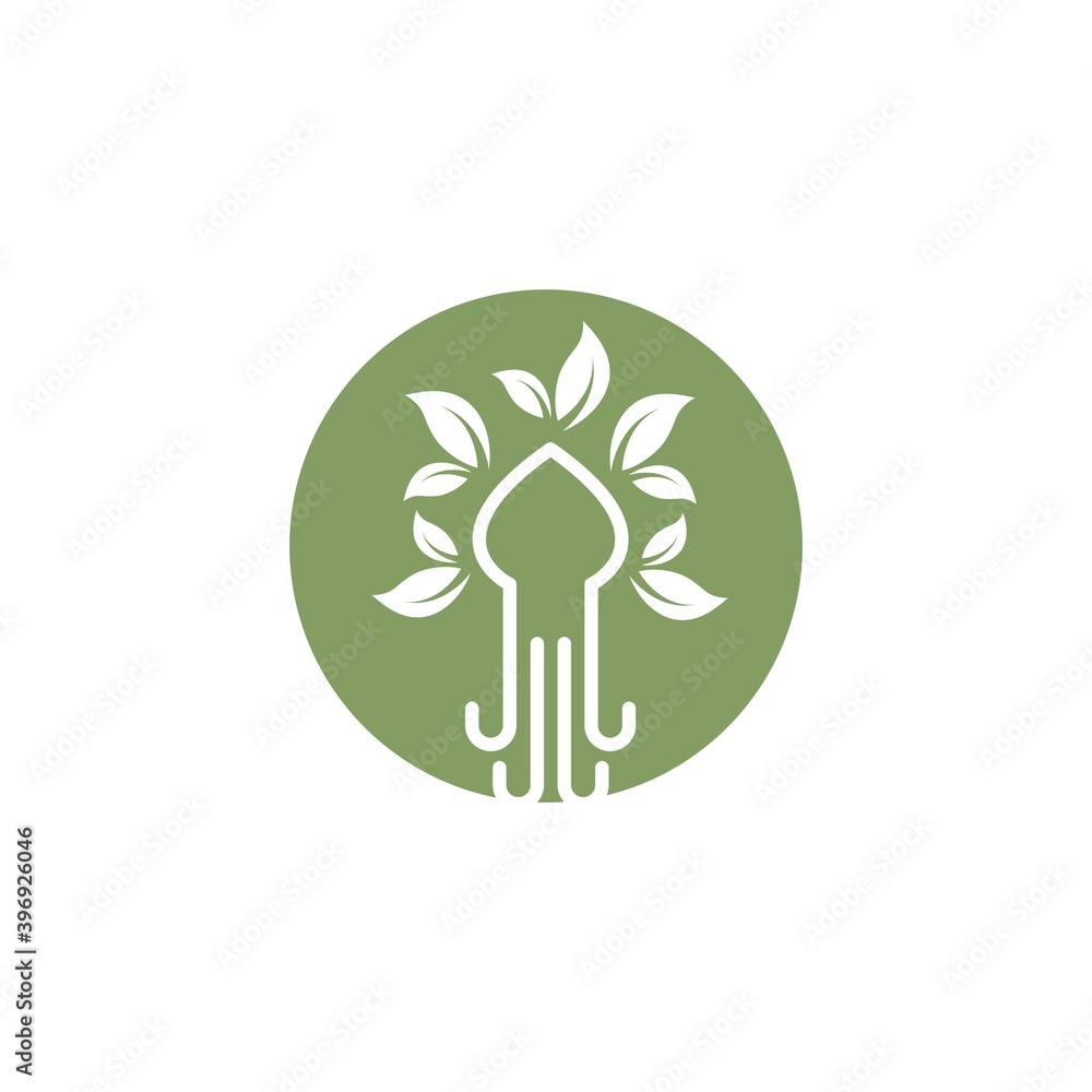 octopus tree icon vector illustration design octopus tree icon vector illustration design