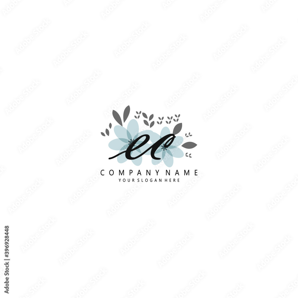 EC Initial handwriting logo template vector
EC Initial handwriting logo template vector