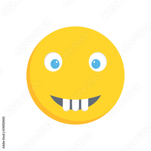 grinning