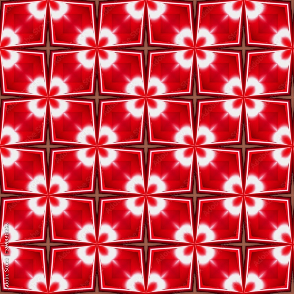 Fototapeta premium colorful symmetrical repeating patterns for textiles, ceramic tiles, wallpapers and designs. seamless image.