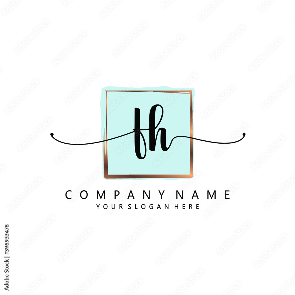 FH Initial handwriting logo template vector
FH Initial handwriting logo template vector