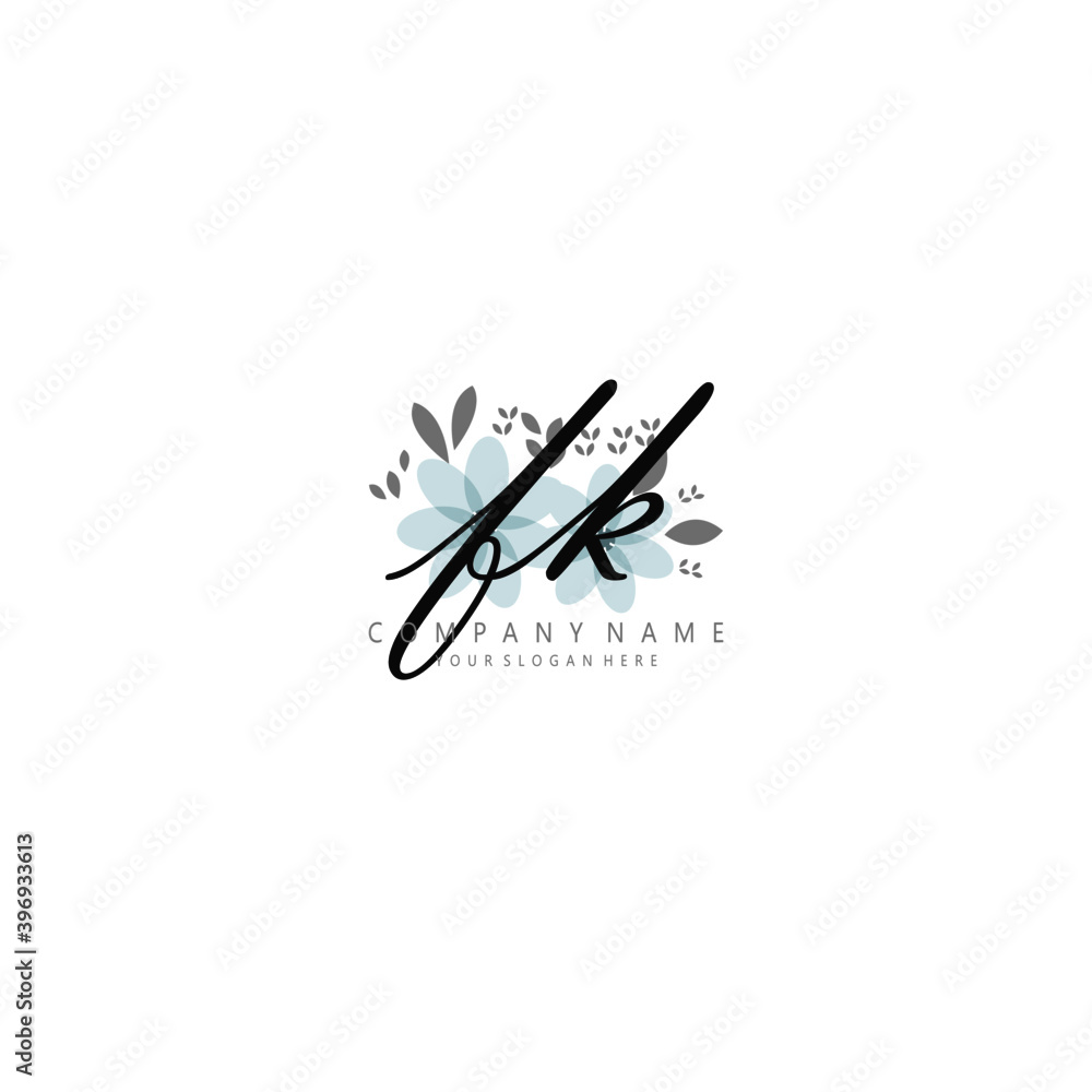 FK Initial handwriting logo template vector
FK Initial handwriting logo template vector