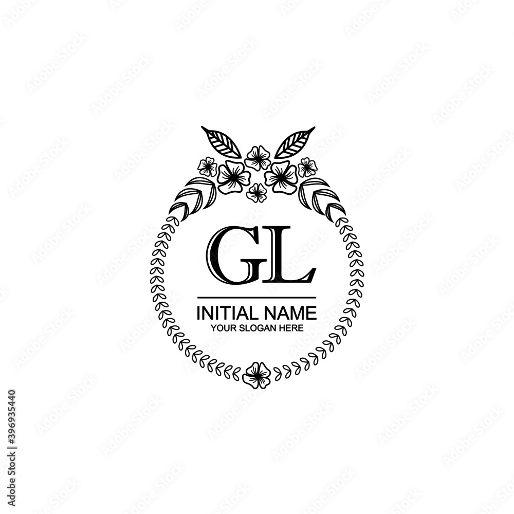 GL Initial handwriting logo template vector
GL Initial handwriting logo template vector