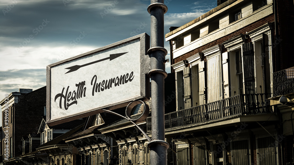 Street Sign to Health Insurance