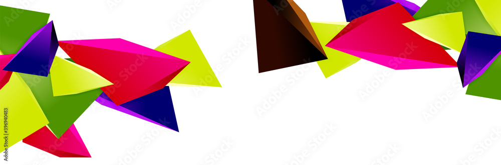 Triangle mosaic abstract background, 3d triangular low poly shapes. Geometric vector illustration for covers, banners, flyers and posters and other Triangle mosaic abstract background, 3d triangular low poly shapes. Geometric vector illustration for covers, banners, flyers and posters and other
