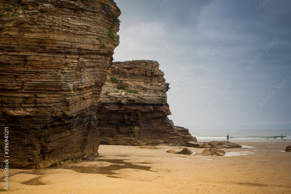 Cathedrals Beach in Ribadeo, Galicia.