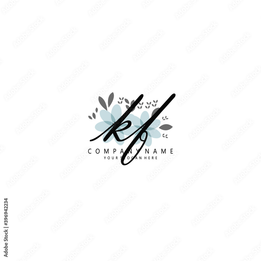 KF Initial handwriting logo template vector
KF Initial handwriting logo template vector