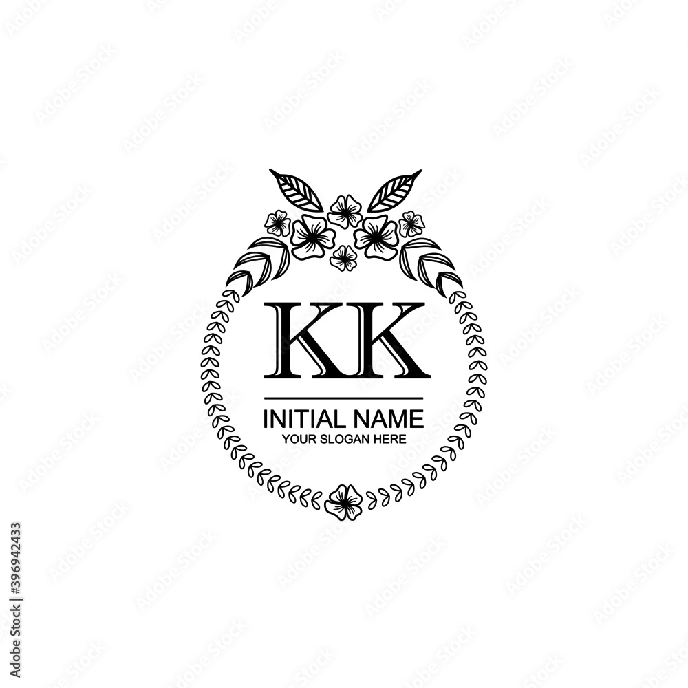 KK Initial handwriting logo template vector
KK Initial handwriting logo template vector