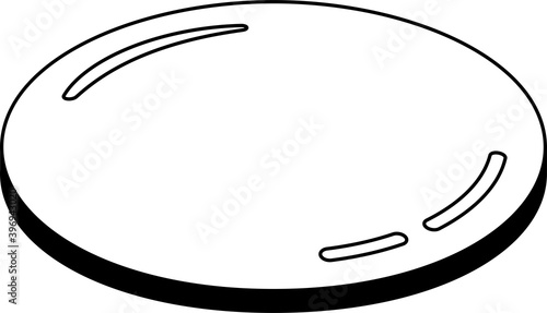 Monochrome Coin medals placed on a single plane