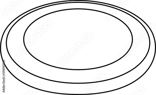 Monochrome Coin medals placed on a single plane