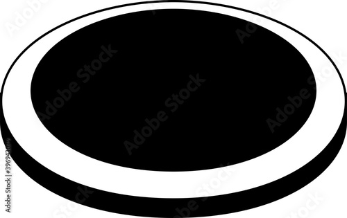 Monochrome Coin medals placed on a single plane