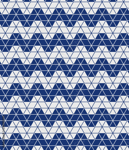The Seamless Indigo And Grey Beehive Patterns