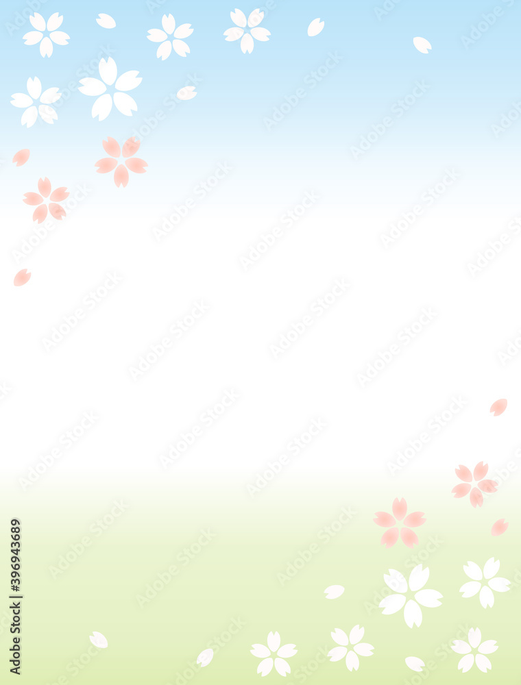 桜86　カード　花
