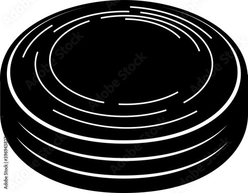 Monochrome 3 stacked Coin medals