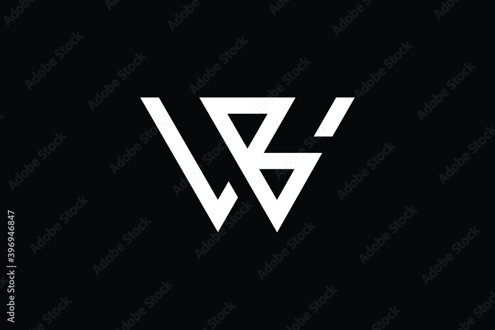 WB logo letter design on luxury background. BW logo monogram initials letter concept. WB icon logo design. BW elegant and Professional letter icon design on black background. W B BW WB WB logo letter design on luxury background. BW logo monogram initials letter concept. WB icon logo design. BW elegant and Professional letter icon design on black background. W B BW WB