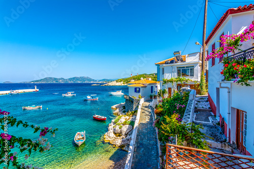 Kokkari Village view in Samos Island