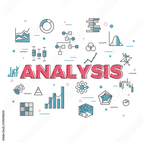 Illustration of data visualisation for presentation.