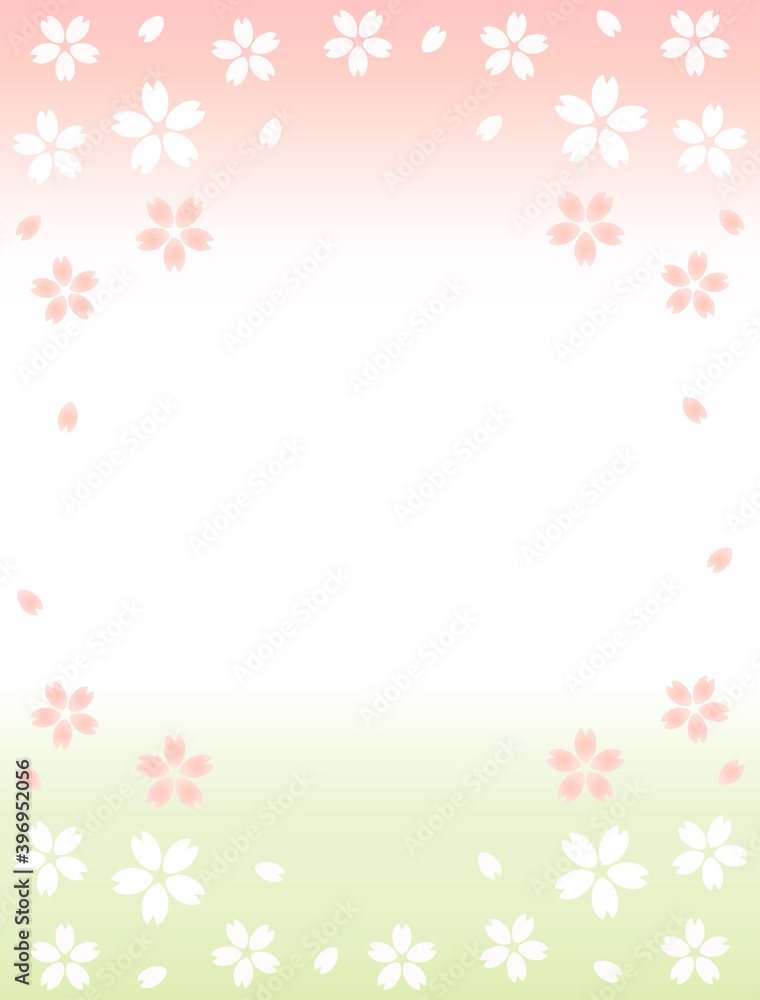 桜90　花　カード