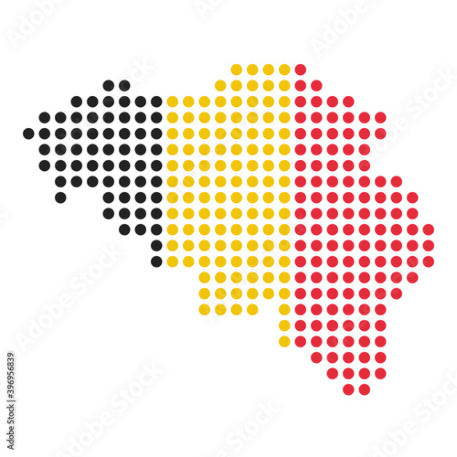 Map of Belgium